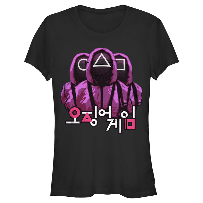 Junior's Squid Game Worker Soldier Manager T-Shirt