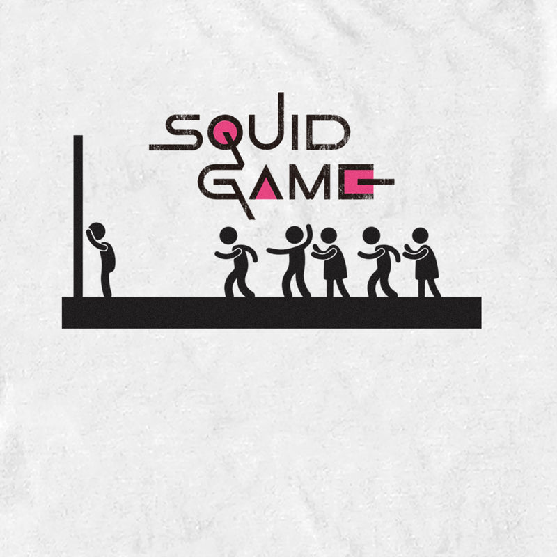 Men's Squid Game Stick Figure Red Light Green Light T-Shirt