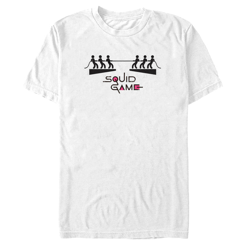 Men's Squid Game Stick Figure Tug of War T-Shirt