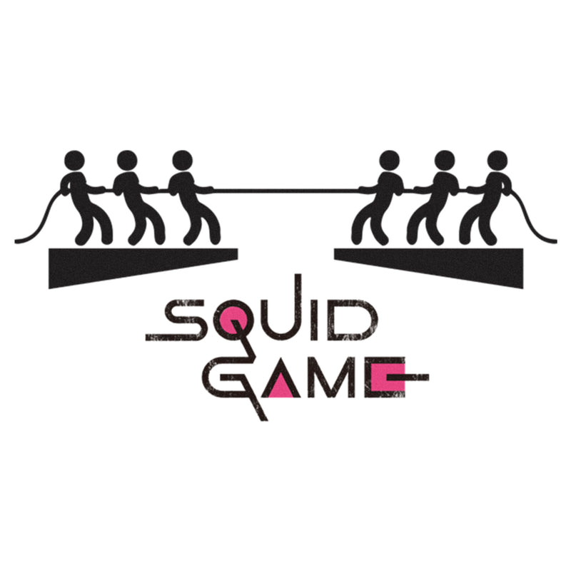 Women's Squid Game Stick Figure Tug of War T-Shirt