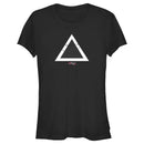 Junior's Squid Game Triangle Symbol T-Shirt