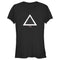 Junior's Squid Game Triangle Symbol T-Shirt