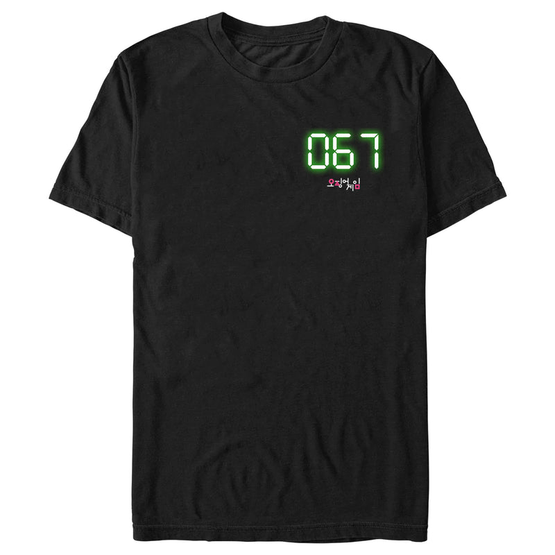 Men's Squid Game 067 Digital T-Shirt