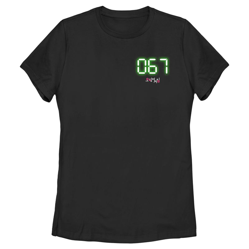 Women's Squid Game 067 Digital T-Shirt