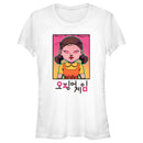 Junior's Squid Game Neon Doll T-Shirt