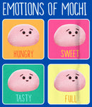 Boy's Waffles + Mochi The Emotions of Mochi T-Shirt