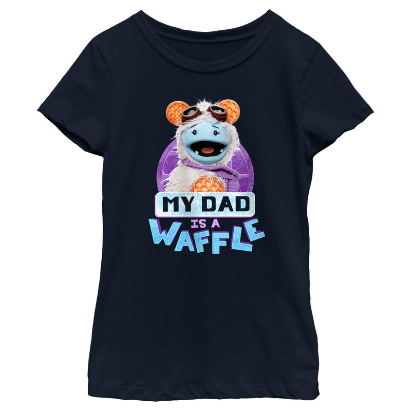 Girl's Waffles + Mochi My Dad is a Waffle T-Shirt