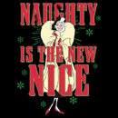 Men's One Hundred and One Dalmatians Villains Cruella Naughty Is The New Nice T-Shirt