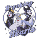 Women's Disney Villains Valentine's Day Breaking Hearts T-Shirt