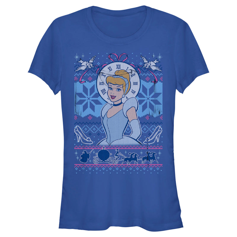 Junior's Cinderella Cinderella Christmas Sweater T-Shirt