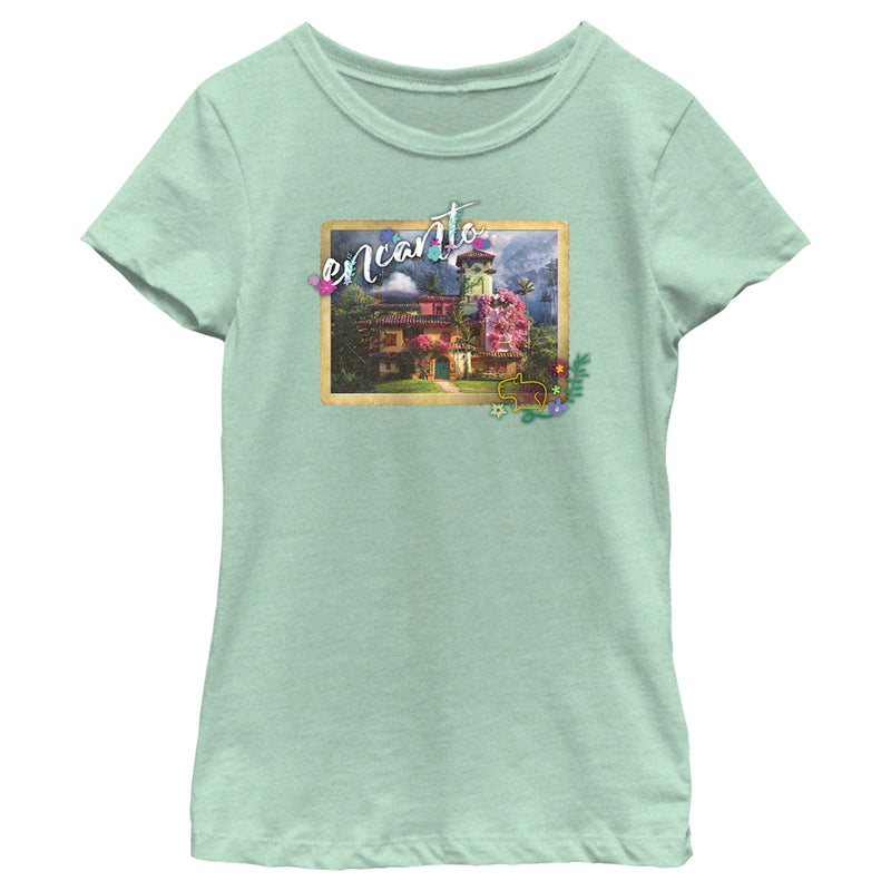 Girl's Encanto Postcard From A Magical Casa T-Shirt