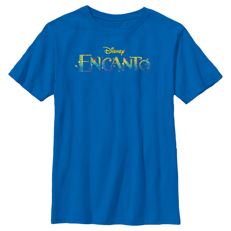 Boy's Encanto Colorful Logo T-Shirt