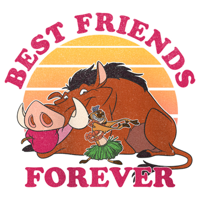 Girl's Lion King Best Friends Forever T-Shirt