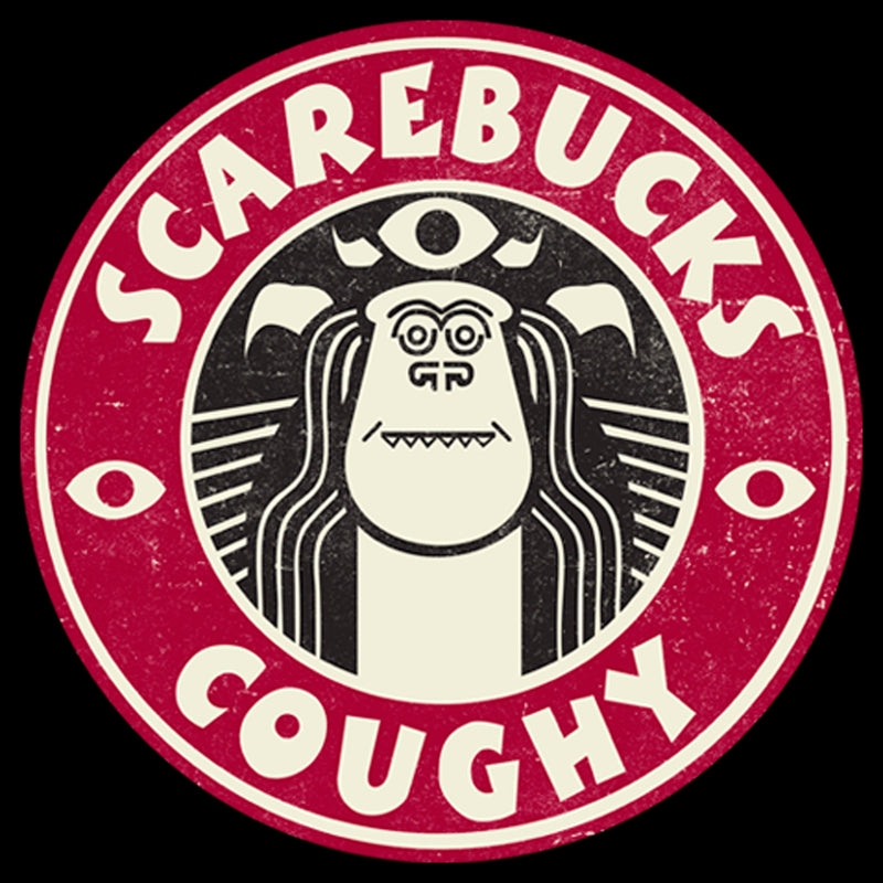 Junior's Monsters at Work Scarebucks Coughy T-Shirt