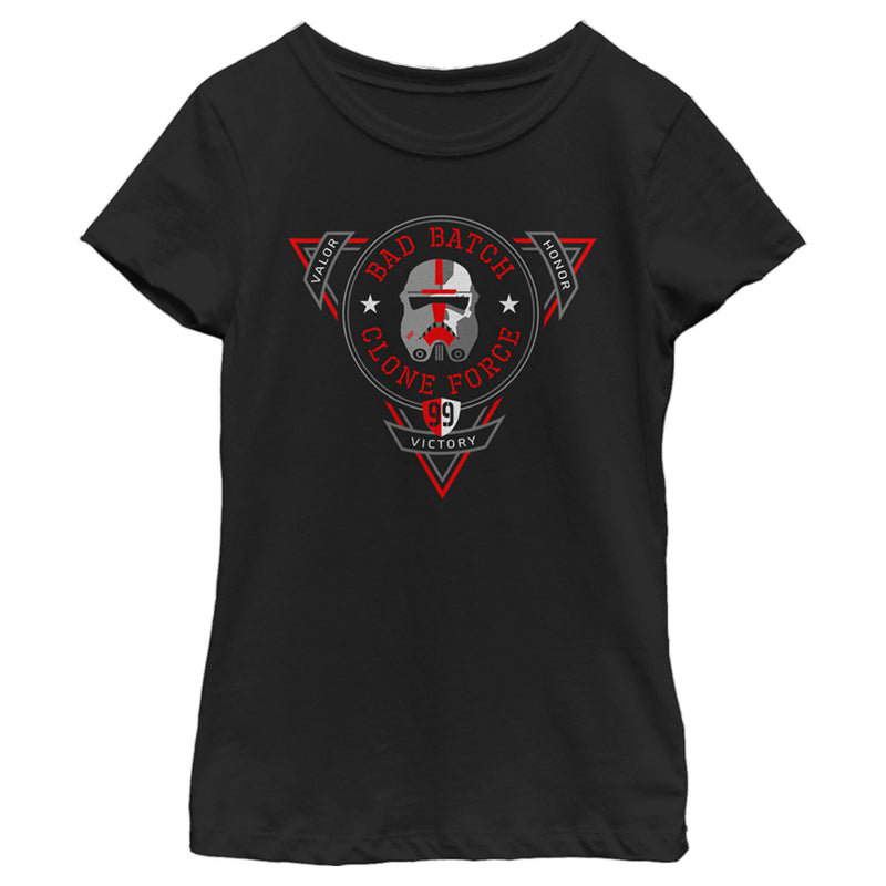 Girl's Star Wars: The Bad Batch Badge T-Shirt