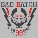 Men's Star Wars: The Bad Batch Lightning Logo T-Shirt