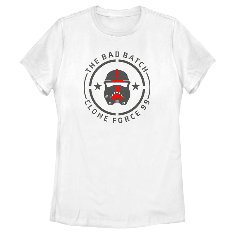 Women's Star Wars: The Bad Batch Clone Force 99 Badge T-Shirt