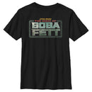 Boy's Star Wars: The Book of Boba Fett Distressed Logo T-Shirt