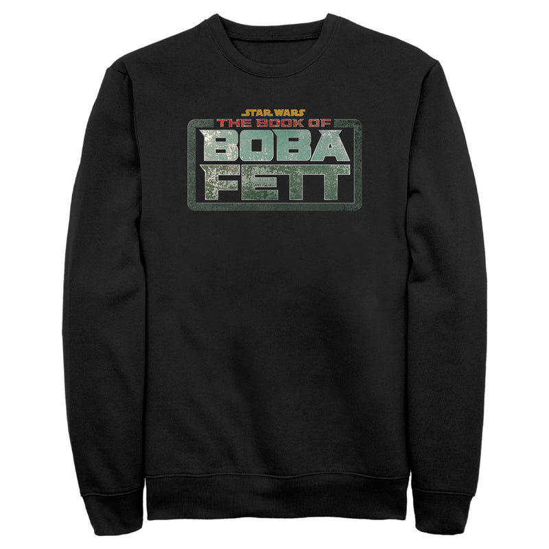 Men's Star Wars: The Book of Boba Fett Distressed Logo Sweatshirt