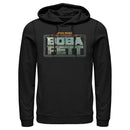 Men's Star Wars: The Book of Boba Fett Distressed Logo Pull Over Hoodie