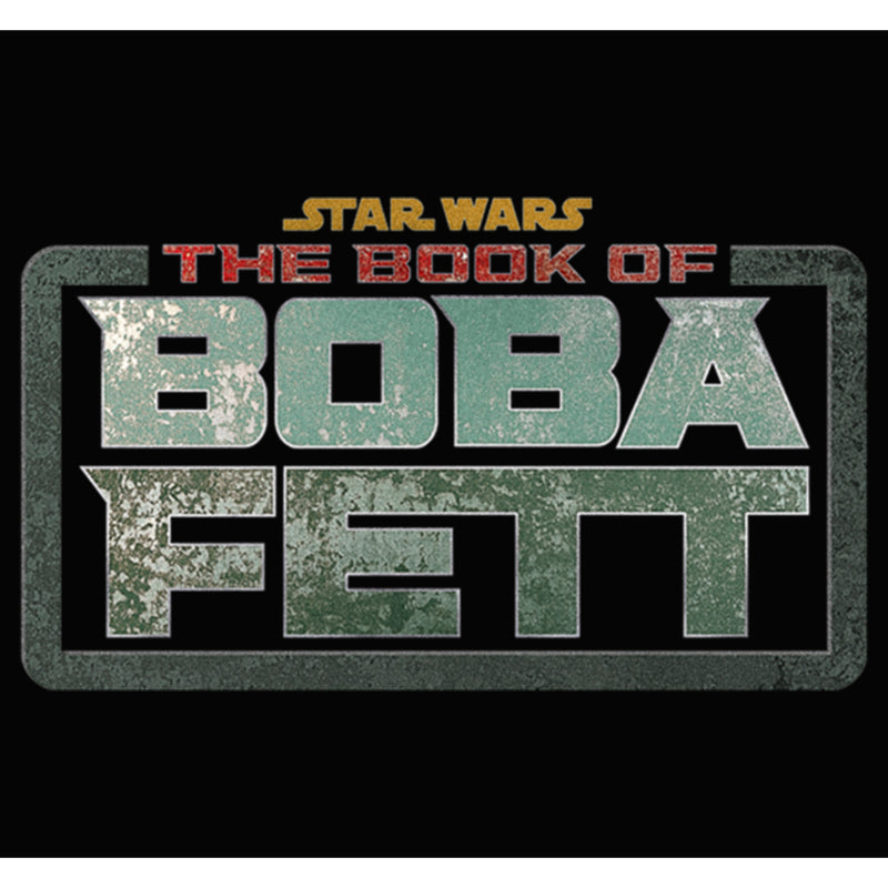 Junior's Star Wars: The Book of Boba Fett Distressed Logo Racerback Tank Top