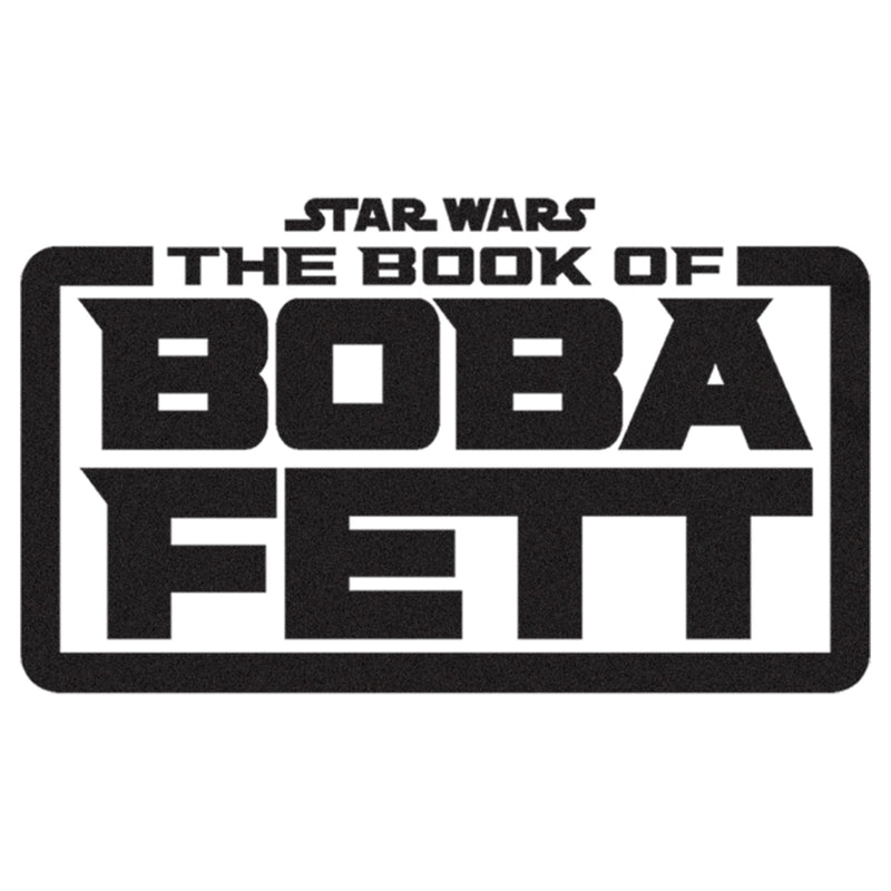 Girl's Star Wars: The Book of Boba Fett Black Logo T-Shirt