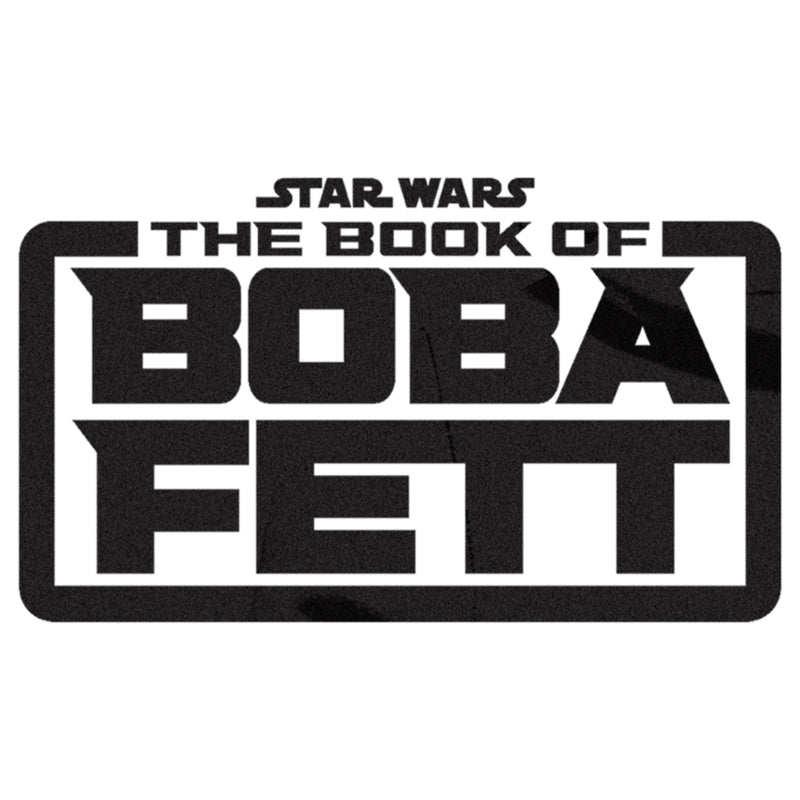 Men's Star Wars: The Book of Boba Fett Black Logo Pull Over Hoodie