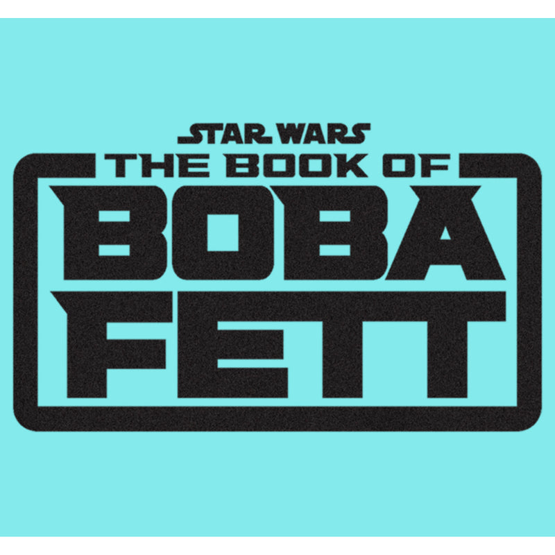 Junior's Star Wars: The Book of Boba Fett Black Logo Racerback Tank Top