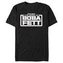 Men's Star Wars: The Book of Boba Fett White Logo T-Shirt