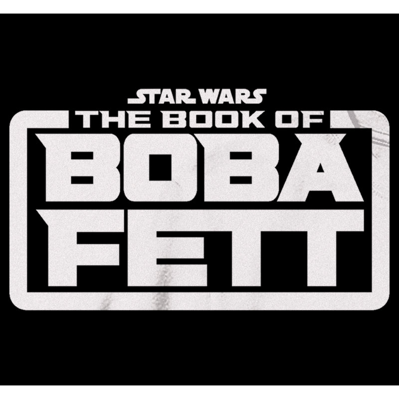 Boy's Star Wars: The Book of Boba Fett White Logo T-Shirt