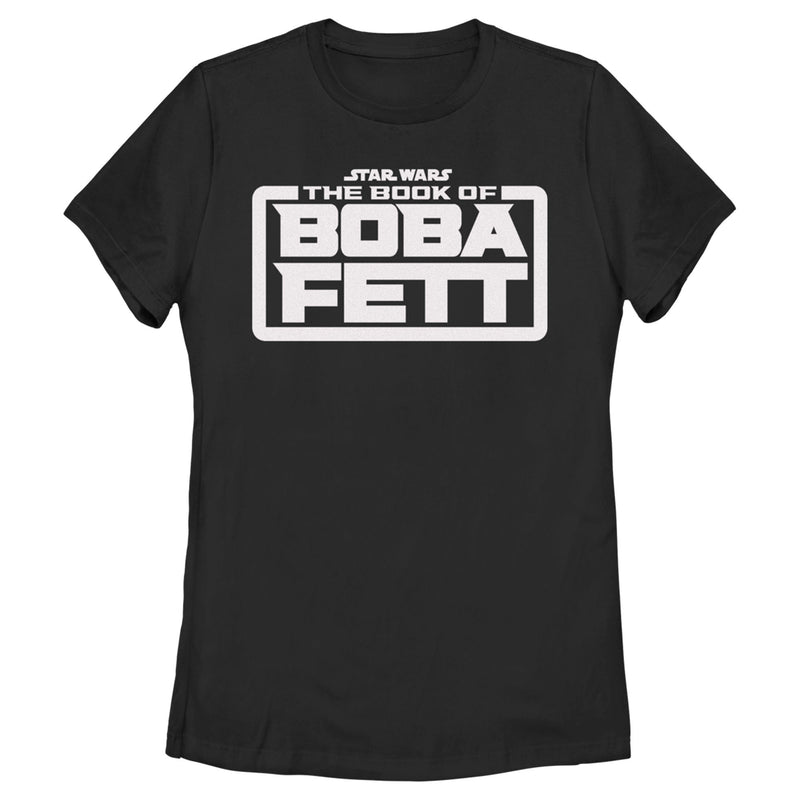 Women's Star Wars: The Book of Boba Fett White Logo T-Shirt