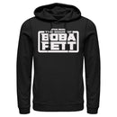 Men's Star Wars: The Book of Boba Fett White Logo Pull Over Hoodie