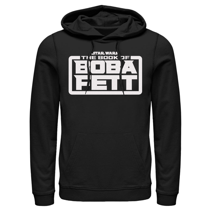 Men's Star Wars: The Book of Boba Fett White Logo Pull Over Hoodie