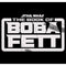 Men's Star Wars: The Book of Boba Fett White Logo Pull Over Hoodie