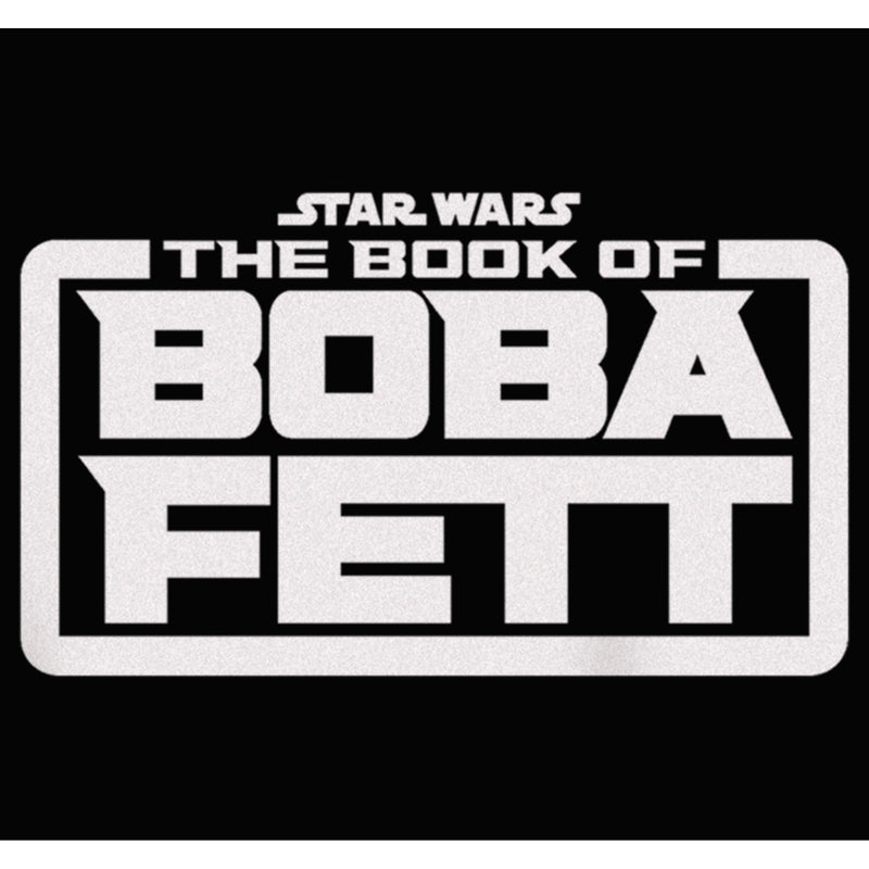 Junior's Star Wars: The Book of Boba Fett White Logo Racerback Tank Top