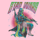 Girl's Star Wars: The Book of Boba Fett Colorful Logo T-Shirt