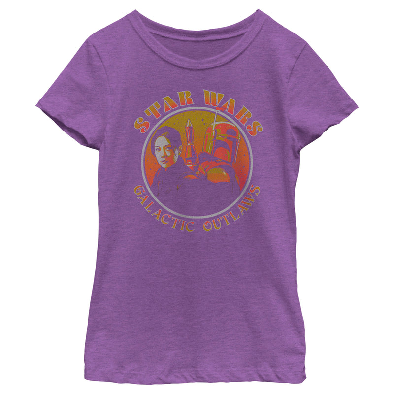 Girl's Star Wars: The Book of Boba Fett Galactic Outlaws T-Shirt