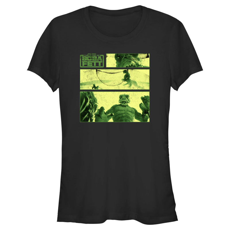 Junior's Star Wars: The Book of Boba Fett Sand Creature Panel T-Shirt