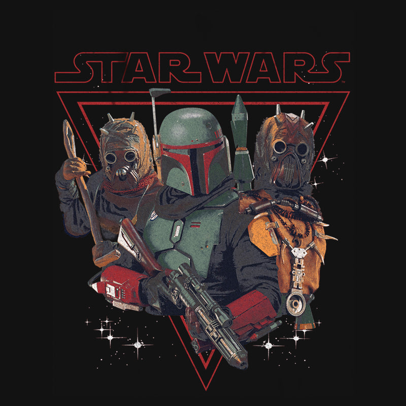 Girl's Star Wars: The Book of Boba Fett Tusken Raiders and Boba Bounty Hunters T-Shirt