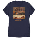 Women's Star Wars: The Book of Boba Fett Tatooine Desert Comic Panels T-Shirt