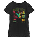 Girl's Star Wars: The Book of Boba Fett Distressed Character Line-up T-Shirt