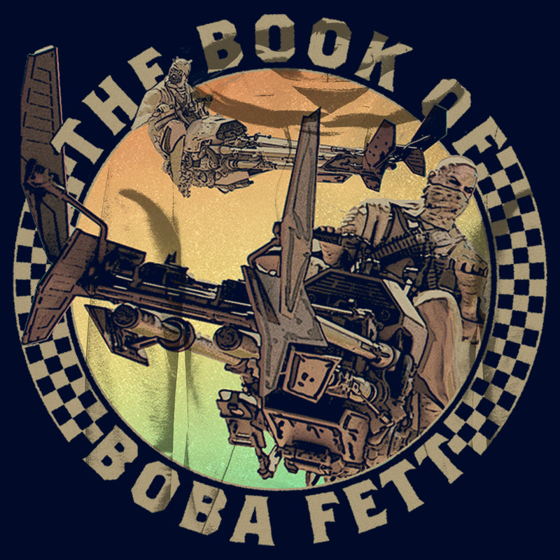 Men's Star Wars: The Book of Boba Fett Tusken Raiders on Speeders Pull Over Hoodie