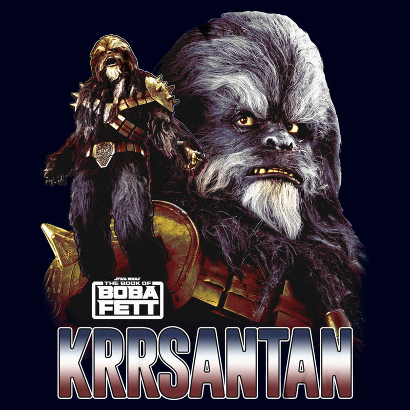 Men's Star Wars: The Book of Boba Fett Krrsantan the Wookiee The Twins Protector T-Shirt