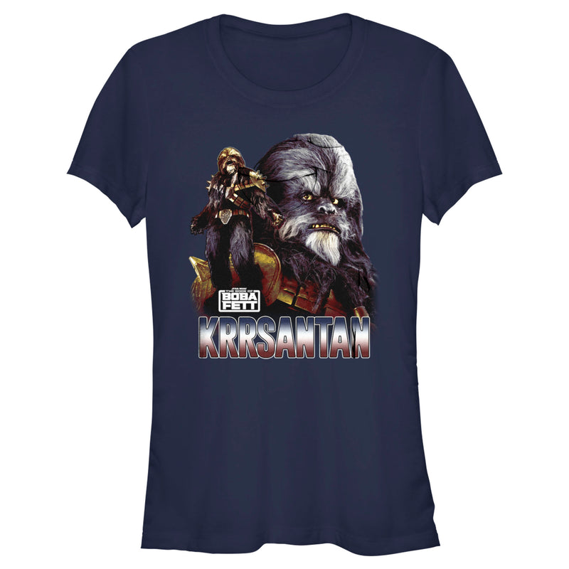 Junior's Star Wars: The Book of Boba Fett Krrsantan the Wookiee The Twins Protector T-Shirt