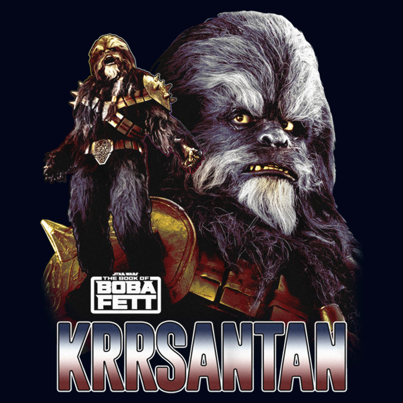 Girl's Star Wars: The Book of Boba Fett Krrsantan the Wookiee The Twins Protector T-Shirt
