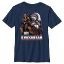 Boy's Star Wars: The Book of Boba Fett Krrsantan the Wookiee The Twins Protector T-Shirt