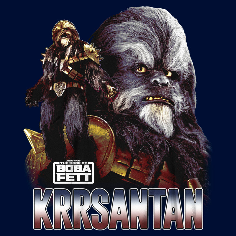 Boy's Star Wars: The Book of Boba Fett Krrsantan the Wookiee The Twins Protector T-Shirt