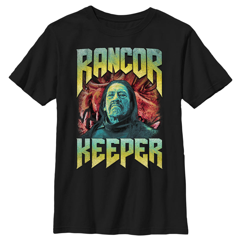 Boy's Star Wars: The Book of Boba Fett Rancor Keeper T-Shirt