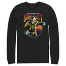 Men's Star Wars: The Book of Boba Fett Black Krrsantan Long Sleeve Shirt