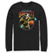 Men's Star Wars: The Book of Boba Fett Black Krrsantan Long Sleeve Shirt